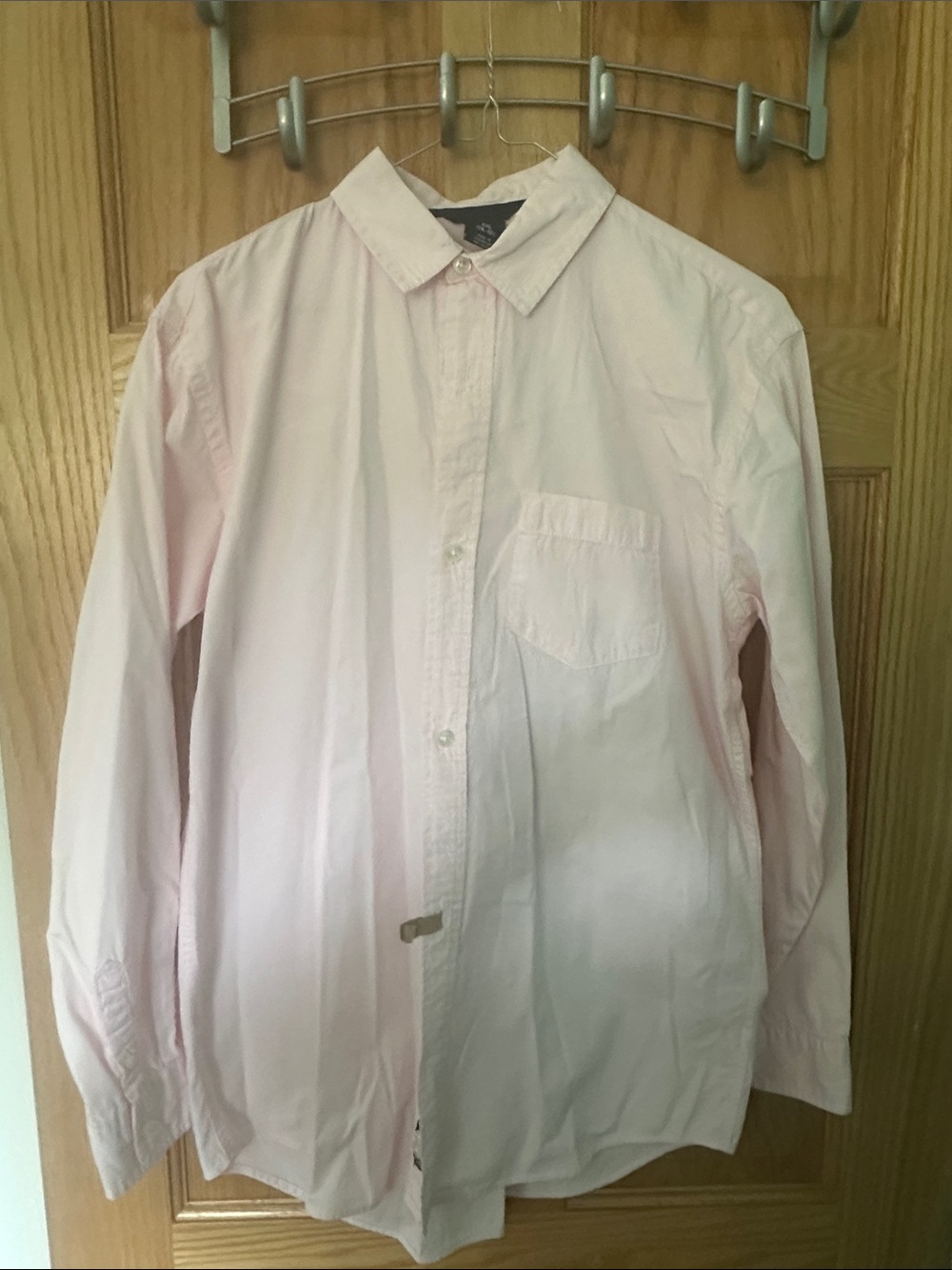 GAP Light Pink Long-Sleeve Dress Shirt